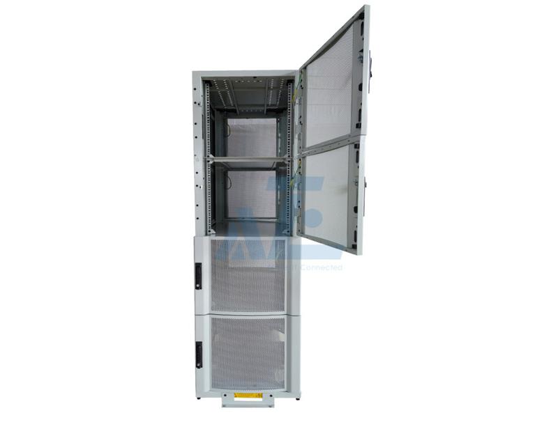 AZE Colocation Rack Cabinet, 4-Bay, 48U, Black, 2248H x 600W x